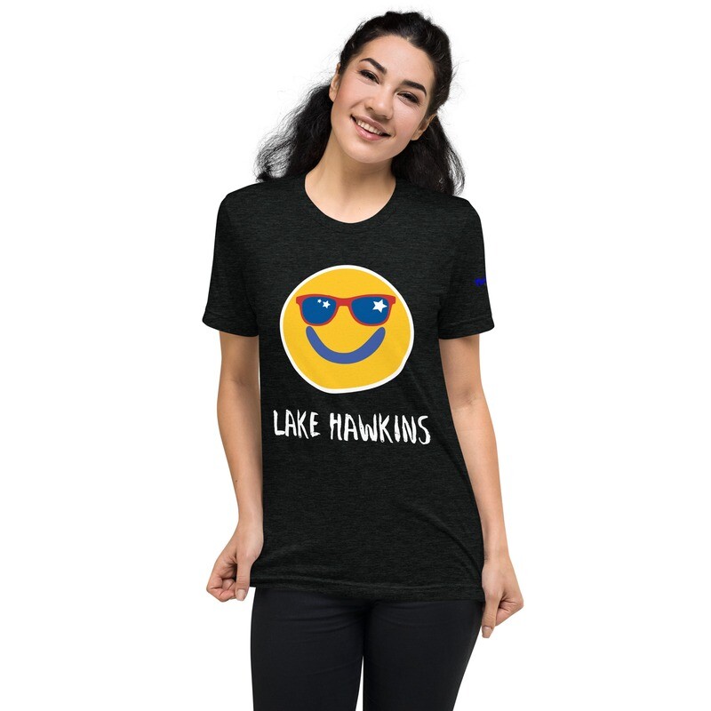 Happy Lake Hawkins Unisex Tri-Blend Tee