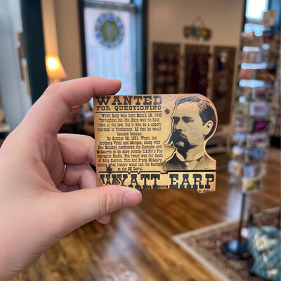 •MAGNET• Wyatt Earp Artwood