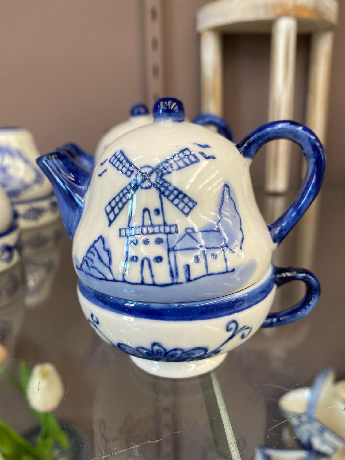 •SALT &amp; PEPPER• Teapot/Cup