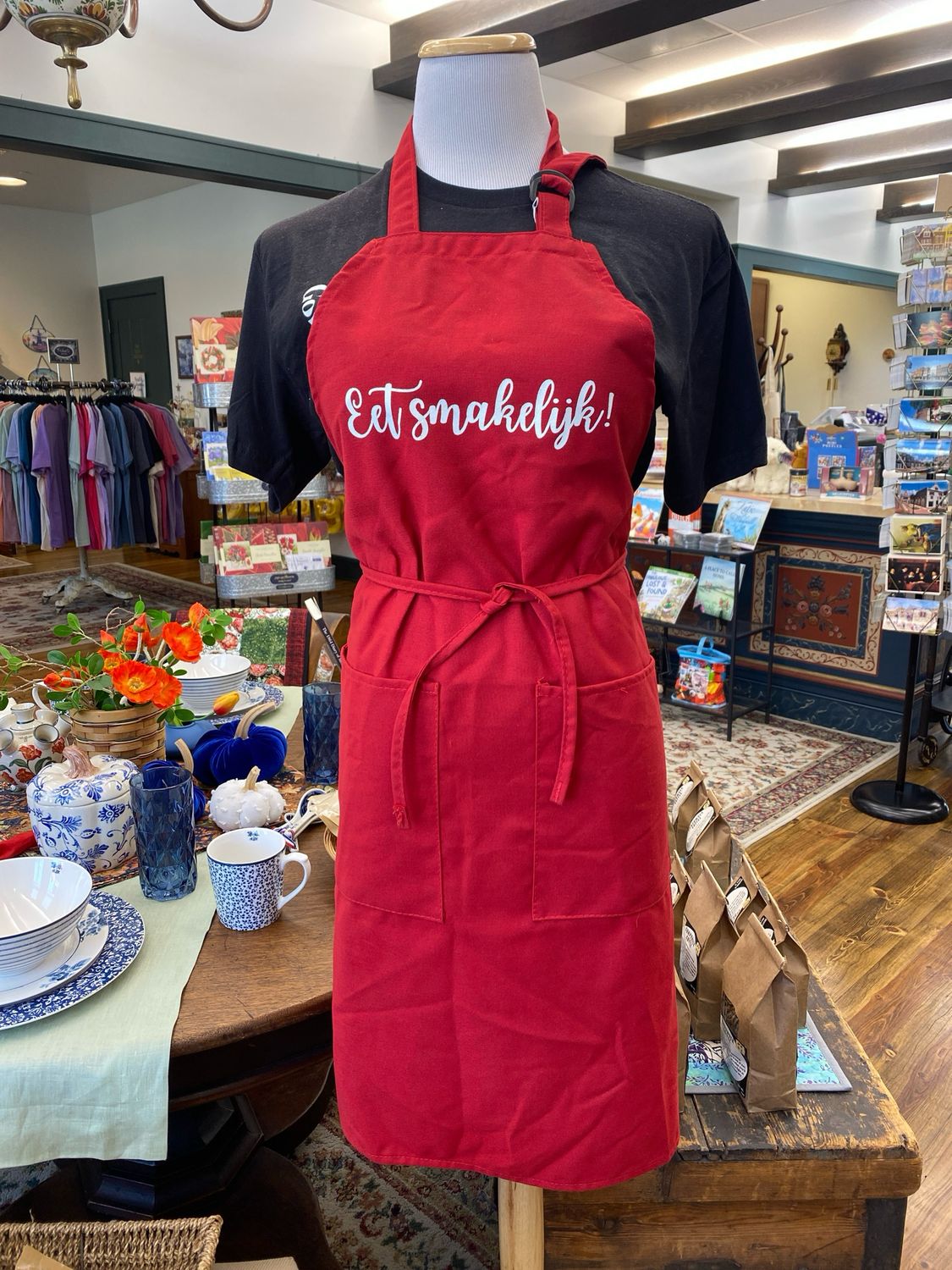 •APRON• &quot;Eet Smakelijk&quot; (Red)