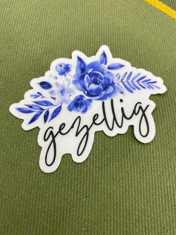 •STICKER• Gezellig Blue
