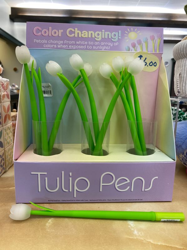 •GEL PEN• Color Changing Tulip