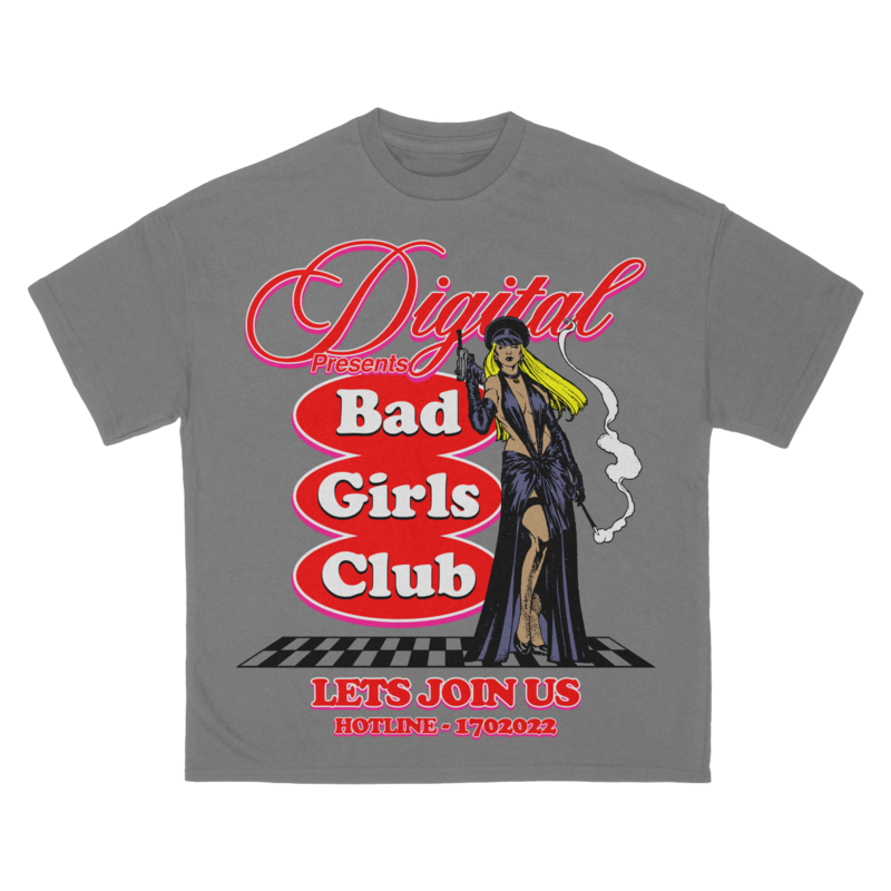 Digital "BGC" Tee - Gray