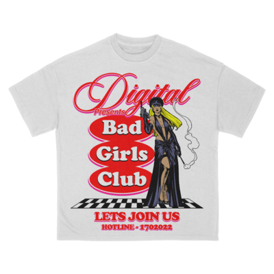 Digital "BGC" Tee - White