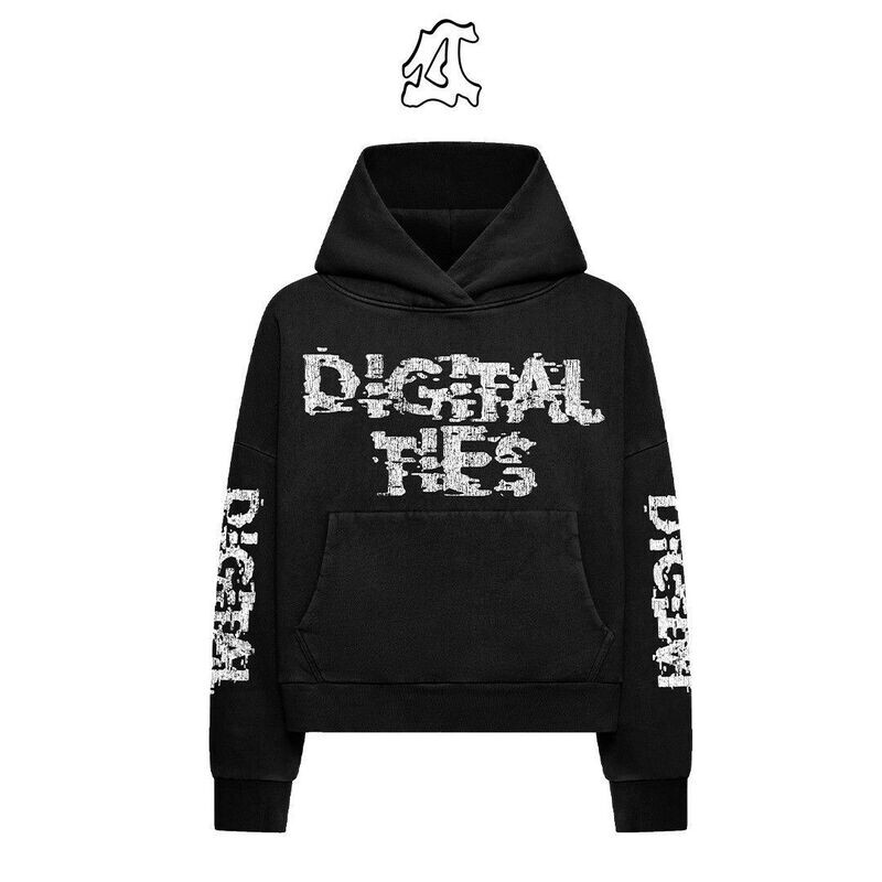 Digital Ties Black Hoodie
