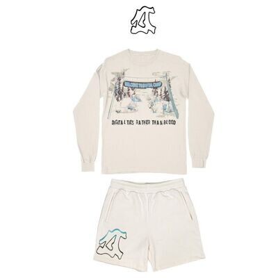 Digital Camp Shorts (Cream)