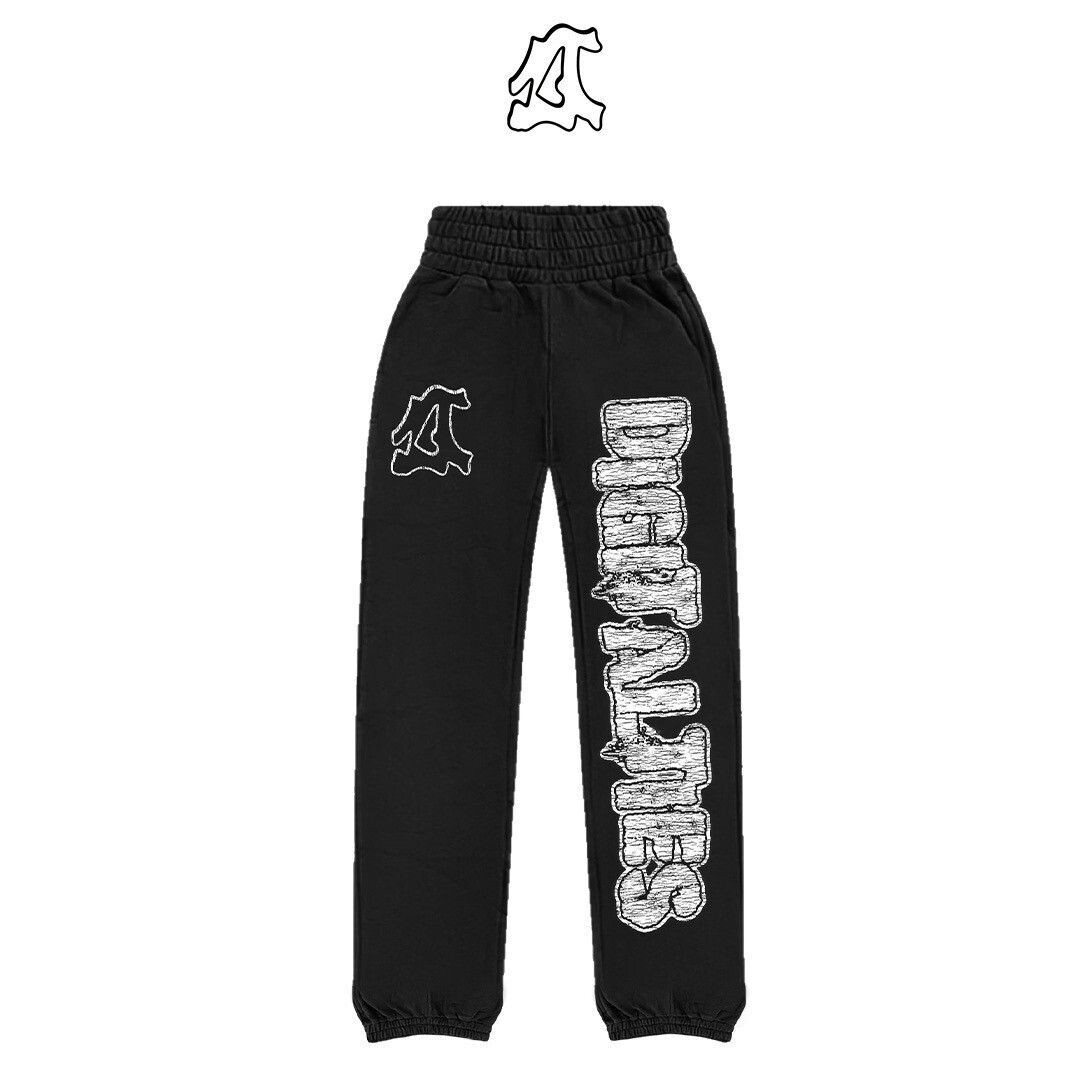 Digital Ties Sweat Pants (Black)