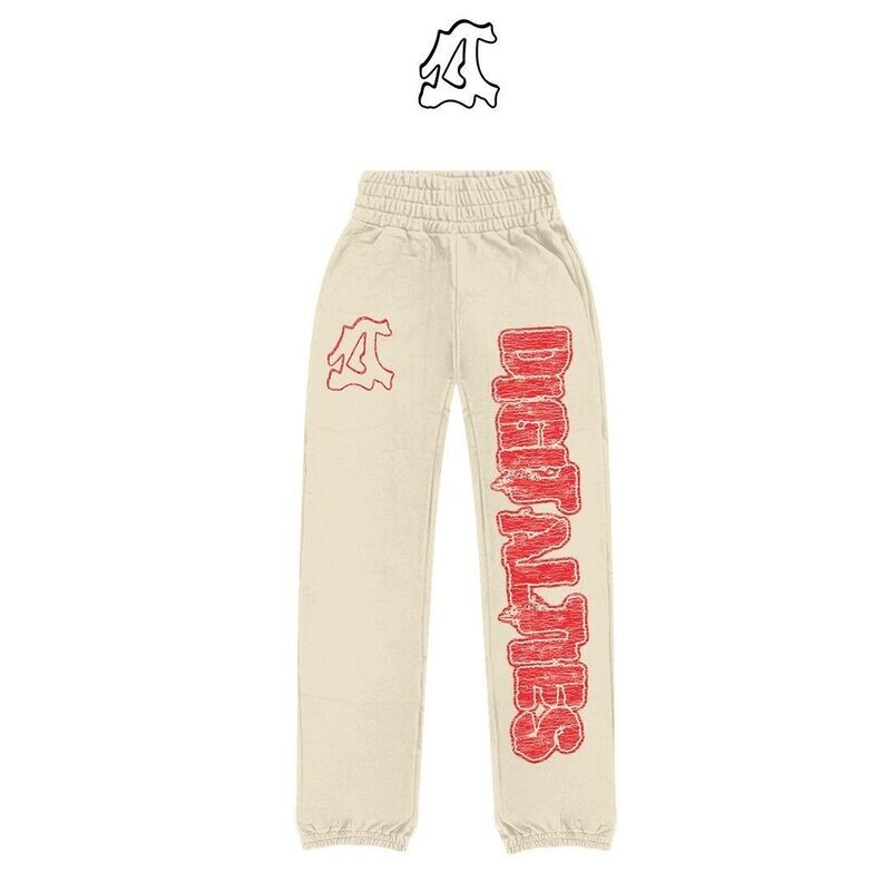 Digital Ties Sweatpants (Cream)