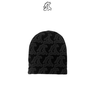 “Digital Ties” Black/Black Beanie