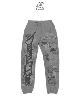 Digital Ties “Chaos 2.0” Smoke Grey Joggers