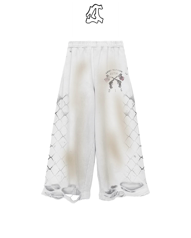 Digital or Die Gun Pants (White)