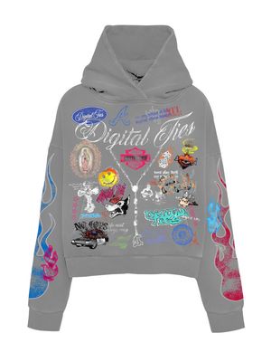 Digital Ties “Grey Chaos” Hoodie Digital Ties “Grey Chaos” Hoodie