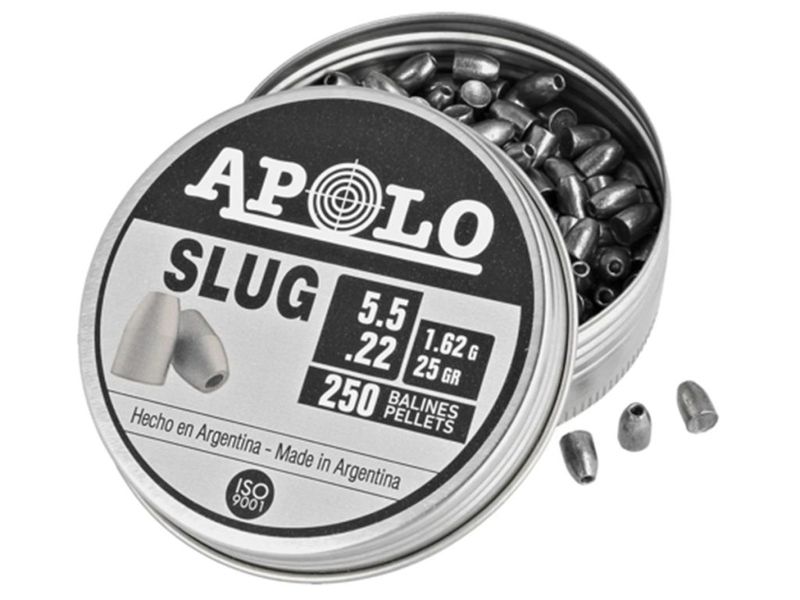Diabolo Apolo de punta Slug, 25 GR 200pcs