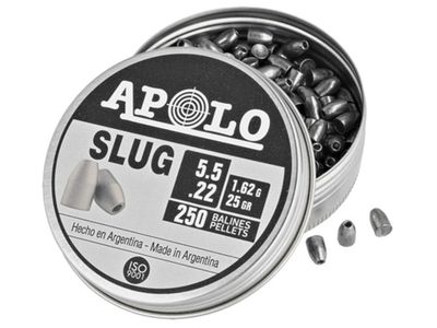 Diabolo Apolo de punta Slug, 25 GR 200pcs