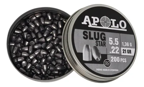 Diabolo Apolo de punta Slug, 21 GR 250pcs