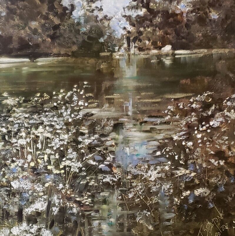 Marsh with Wildflowers
