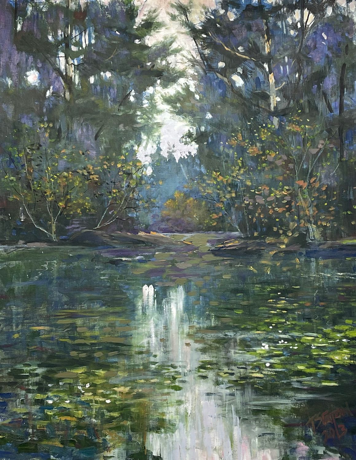 FREE "QUIET COVE"  5X7 5x7 signed print. (shipping cost $5.90)
