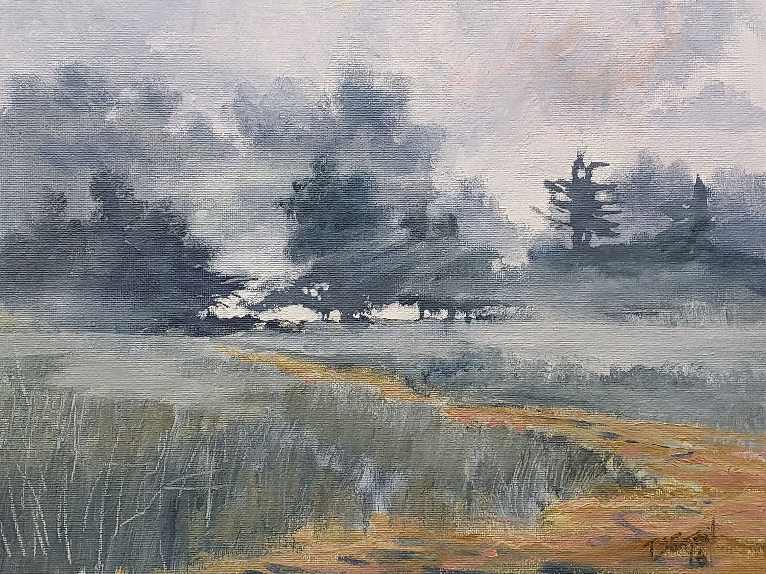 FREE "MISTY MORNING"  5X7 5x7 signed print. (shipping cost $5.90)