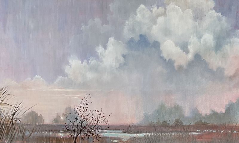 "DISTANT DOWNPOUR" 8X10Signed Print