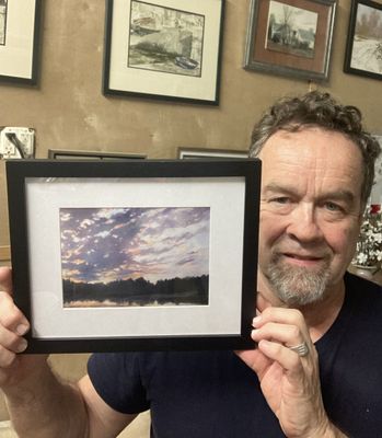 "LAKE MAJESTIC" 5x7 Framed  Print