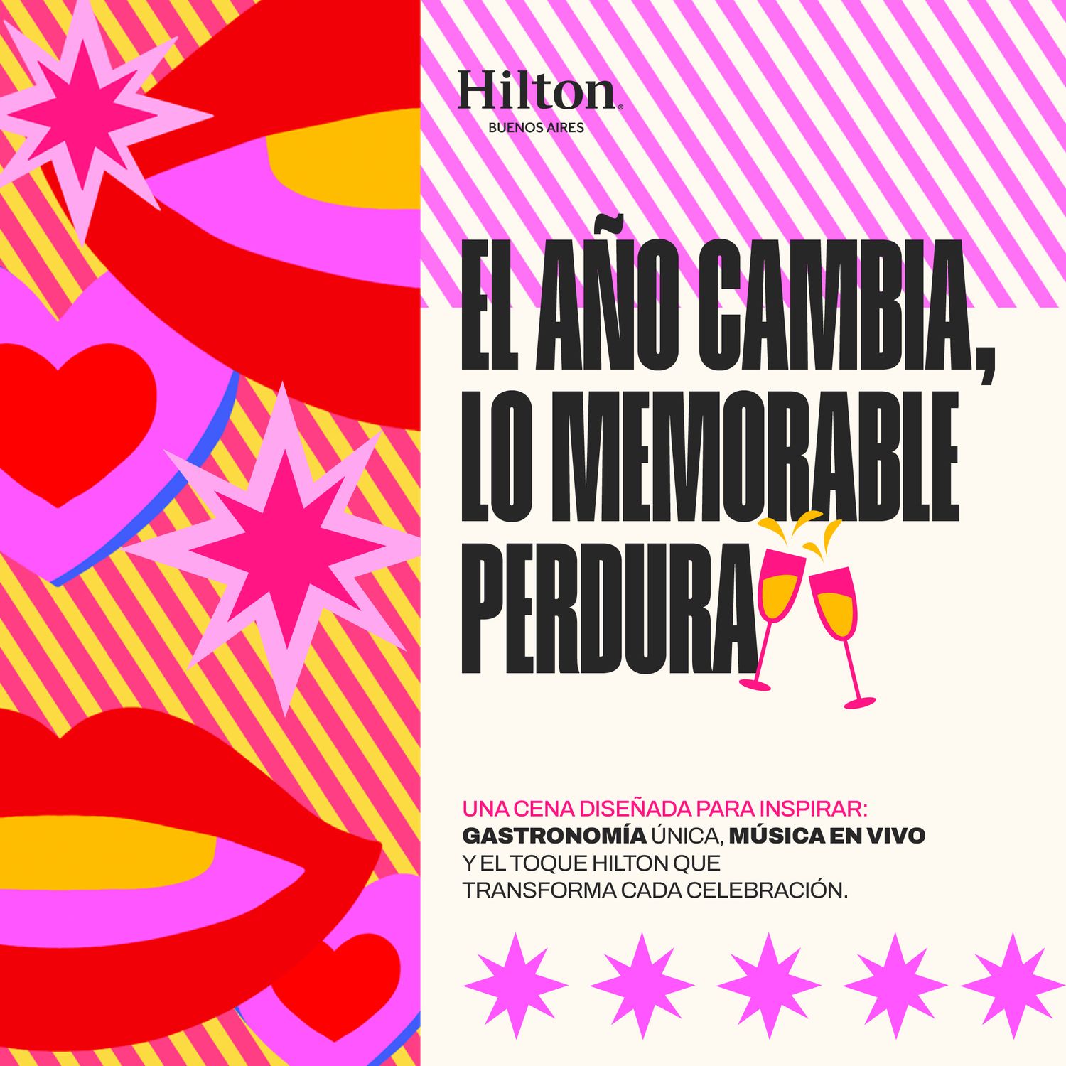 Cena de Año Nuevo en Hilton Buenos Aires - 2025 Cena de Año Nuevo en Hilton Buenos Aires - 2025