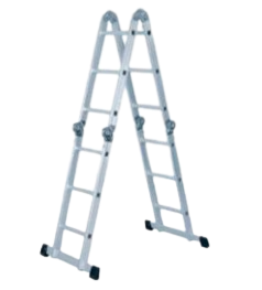Escalera aluminio 4 x 4 peldaños