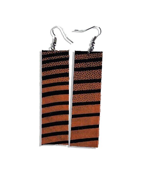 Ankara Rectangle Earrings