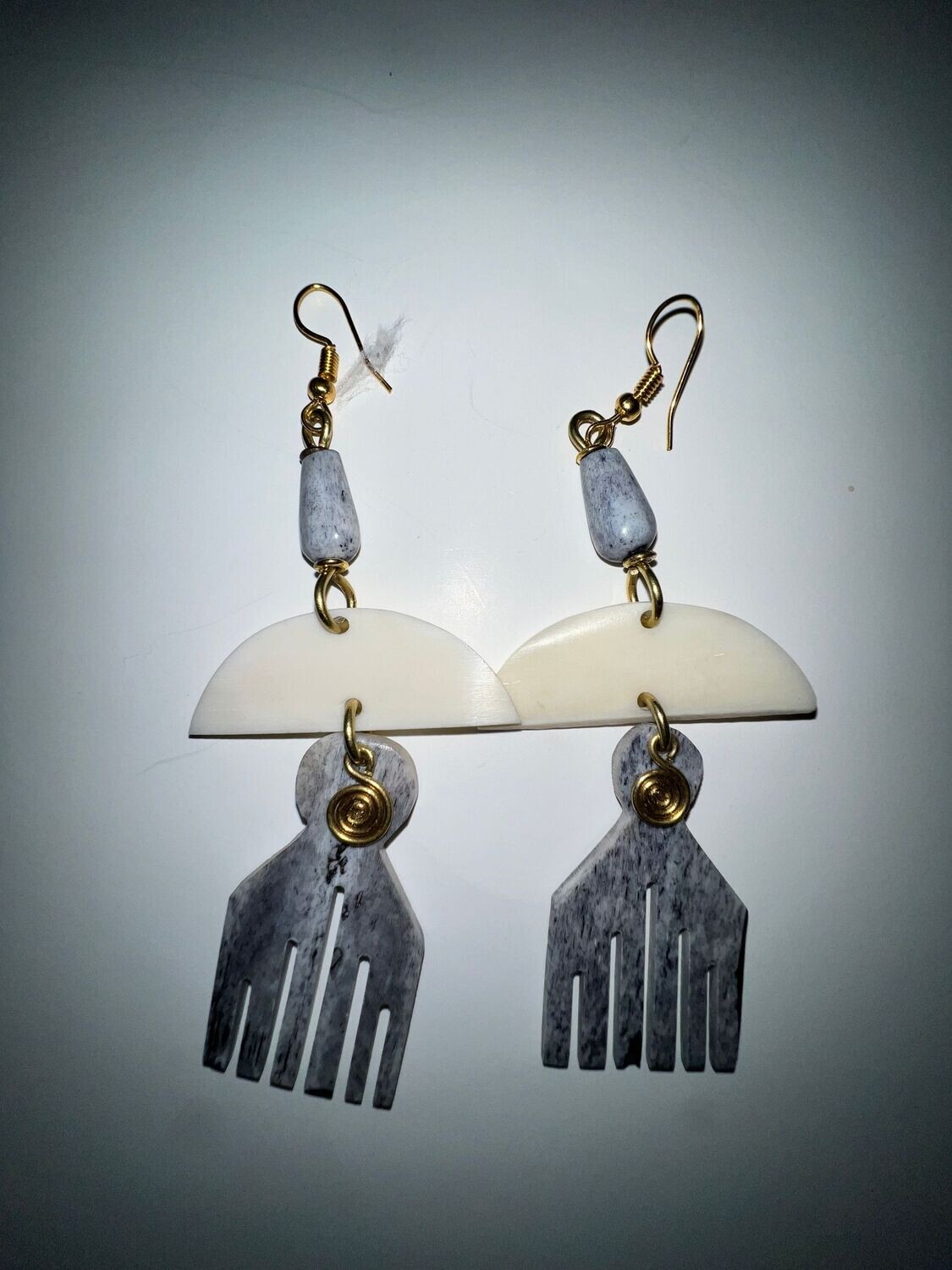 Unique Afro Comb Earrings