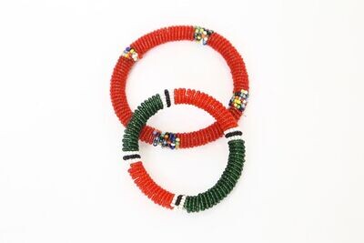 Kenyan Beaded Bracelet/Bangle
