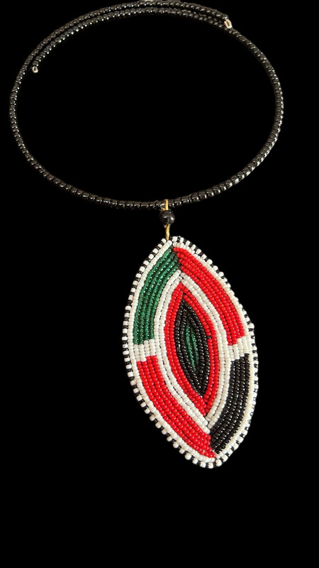 Kenyan Shield Inspired Necklace