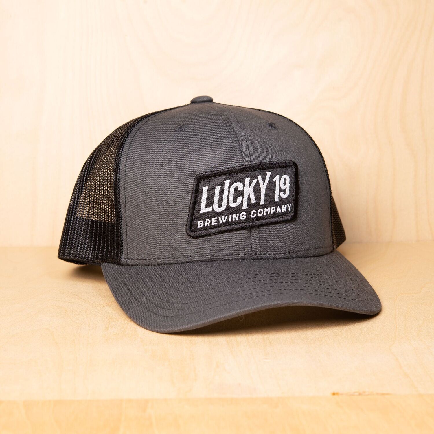 Gray & Black Trucker Cap