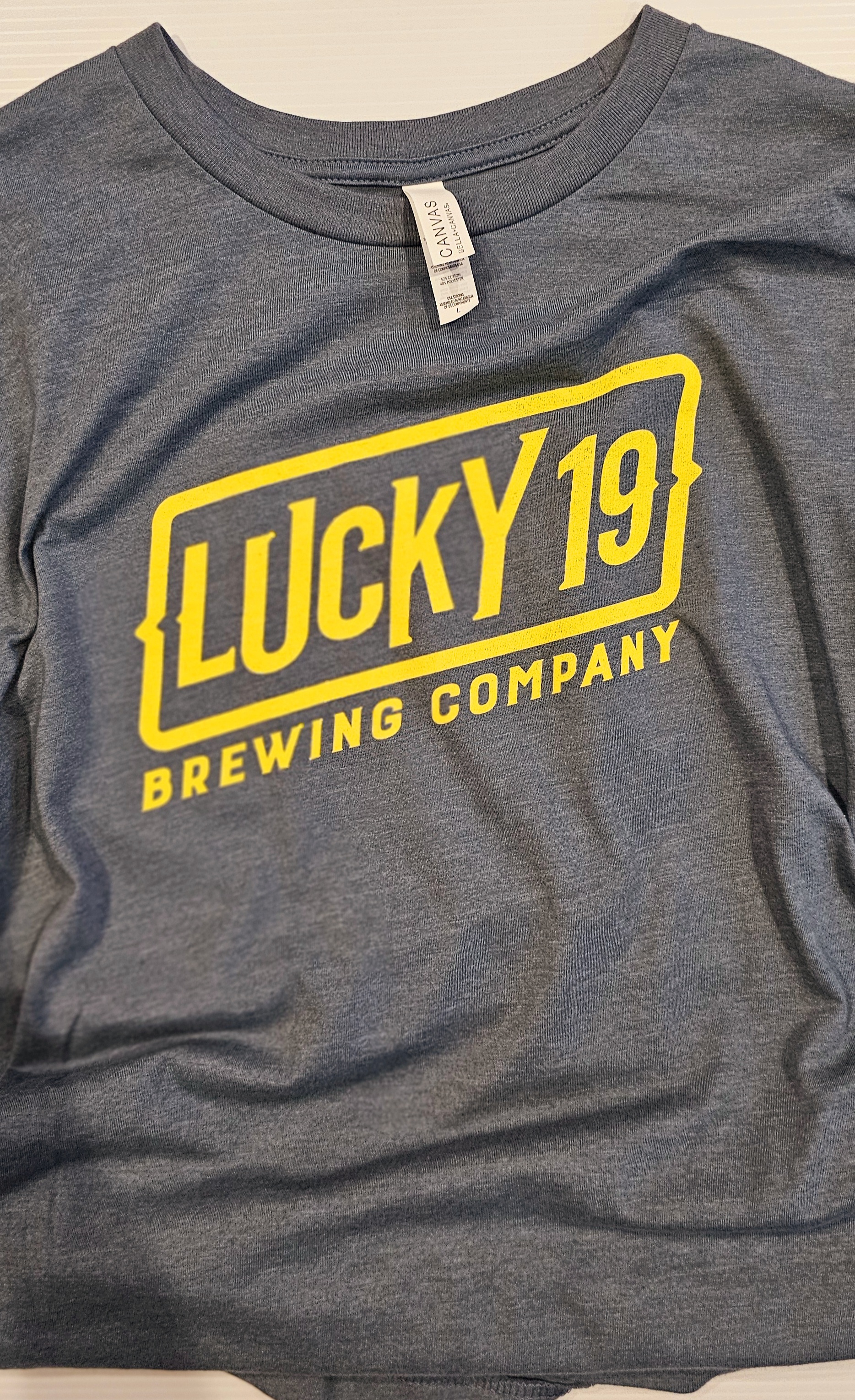 Heather Slate Blue Yellow