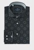 Canaletto Black Polka Dot Sport Dress Shirt