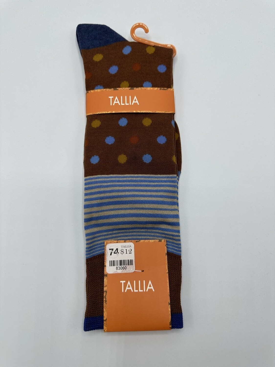 Tallia Taupe/Blue3# polka Dots 10-13 TS7171