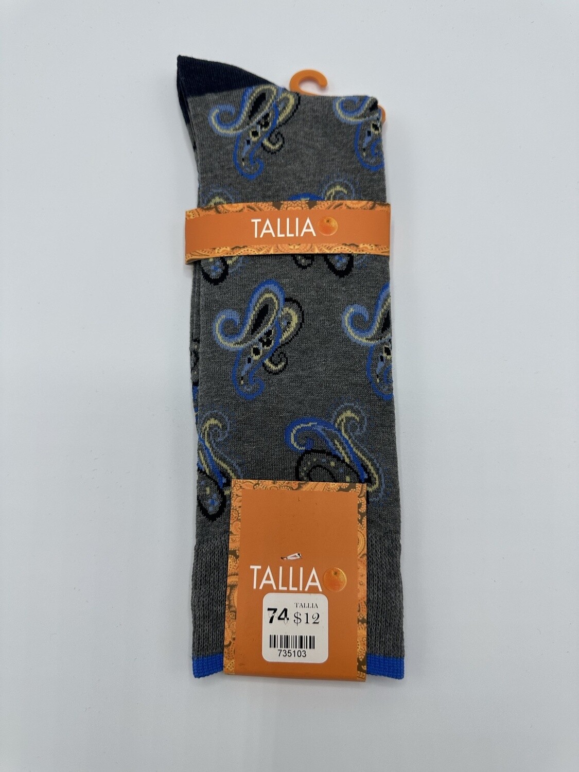 Tallia Yellow/Blue Paisley 735103
