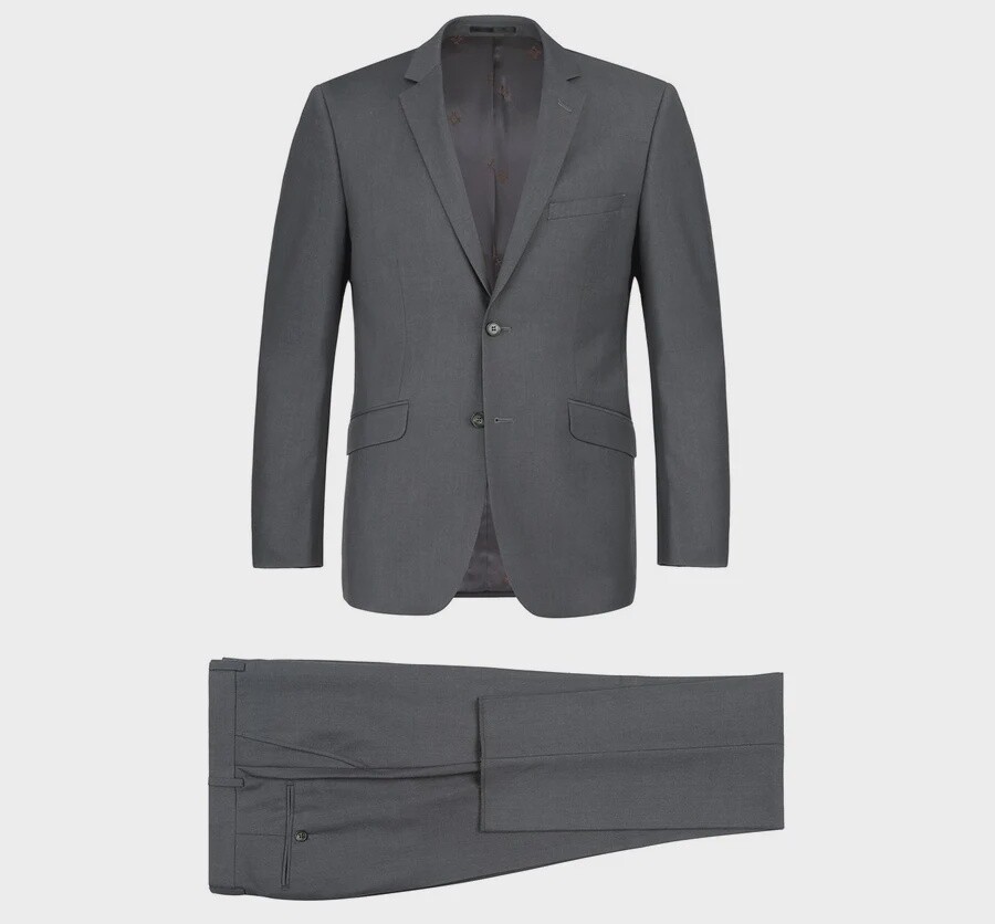 Renoir Medium Grey 201-4 - Slim - 2pc suit