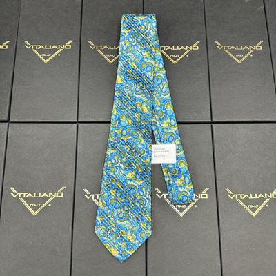 Vitaliano 16002 Nettuno Pleated Necktie Des 5210 color 5