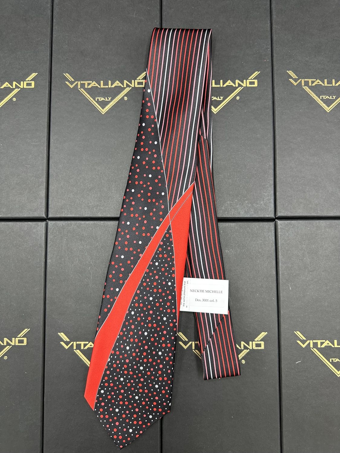 Vitaliano 16050 Signature Classic Necktie Michelle Des 3001 col 5