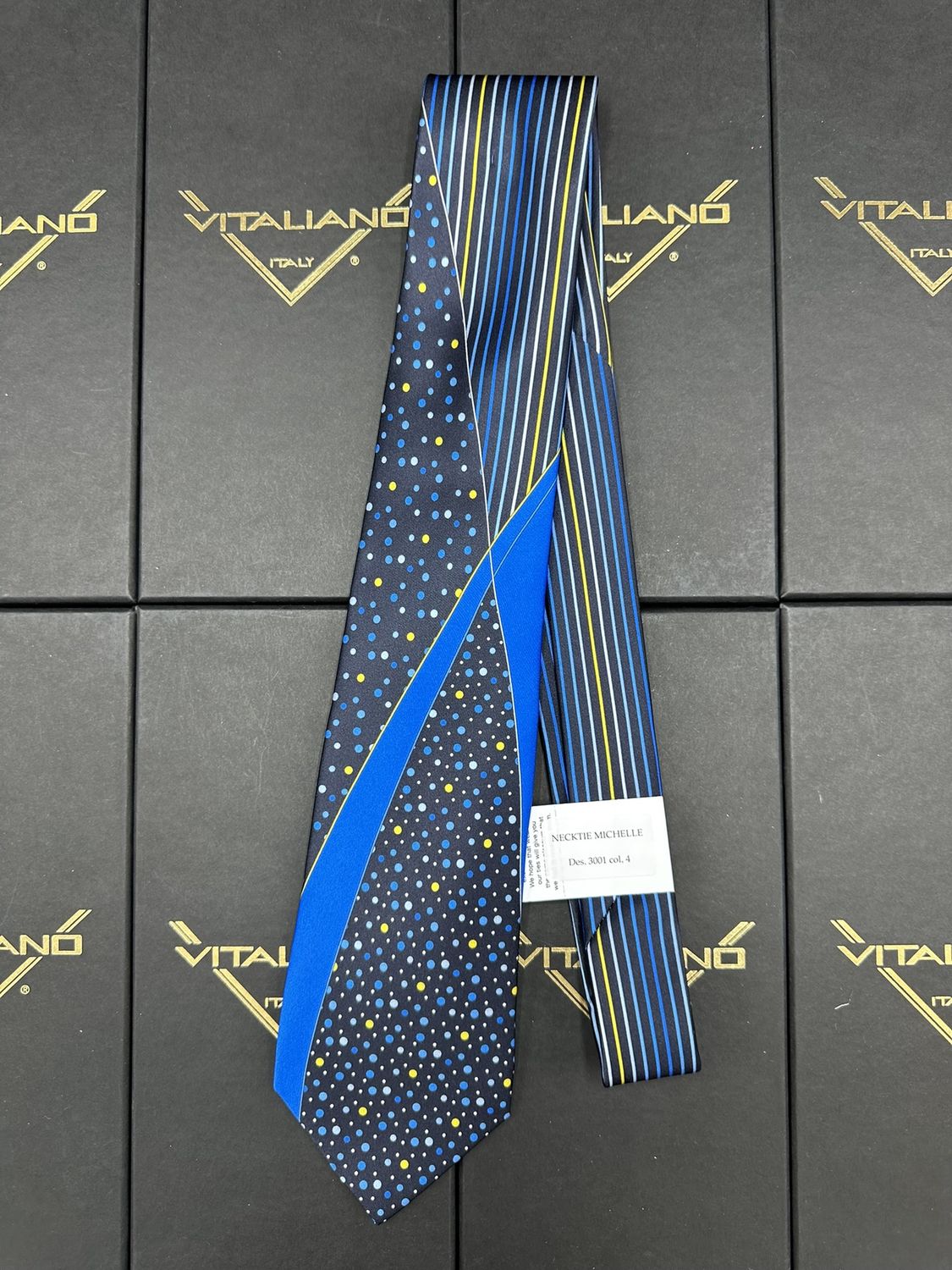 Vitaliano 16052 Signature Classic Necktie Michelle Des 3001 col 4