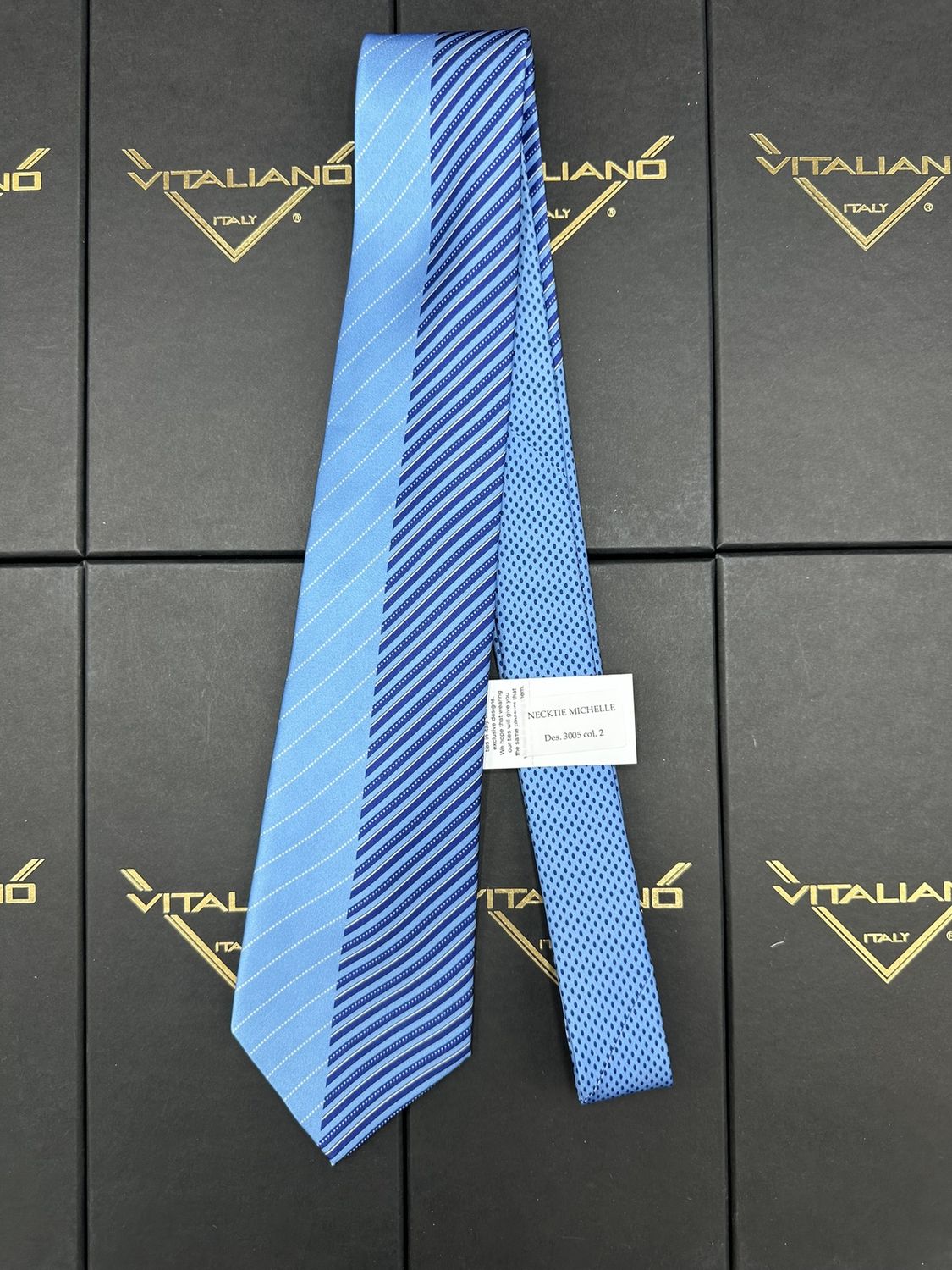 Vitaliano 16054 Signature Classic Necktie Michelle Des 3005 col 2