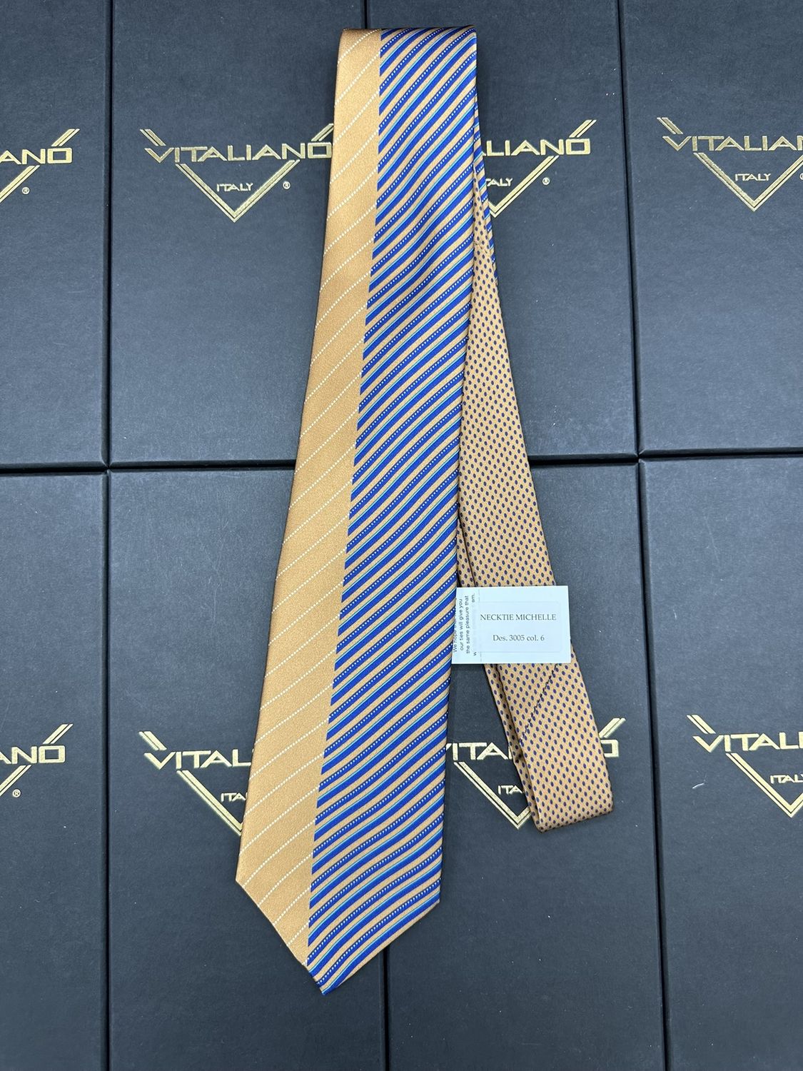 Vitaliano 16053 Signature Classic Necktie Michelle Des 3005 col 6