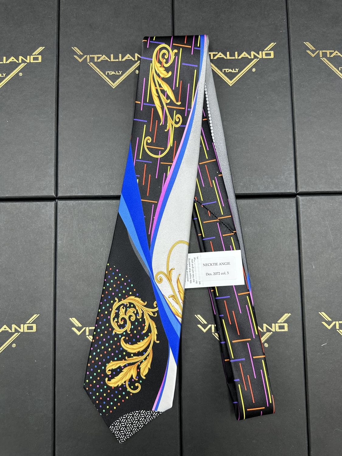 Vitaliano 16065 Signature Angie Necktie Des 2072 col 5