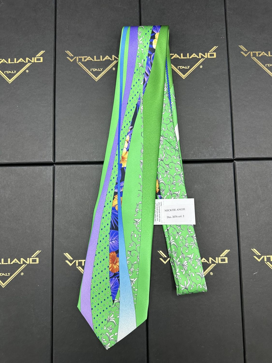 Vitaliano 16067 Signature Angie Necktie Des 2076 col 2
