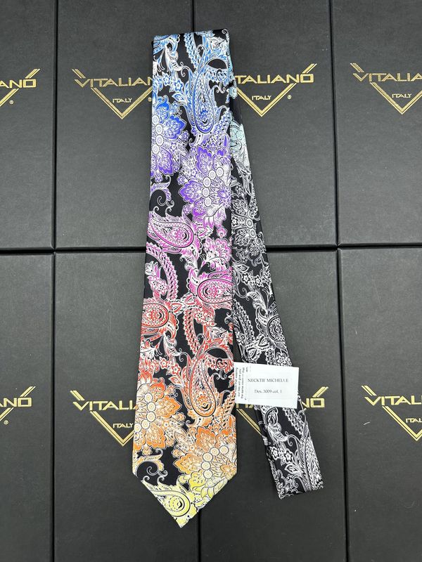 Vitaliano 16075 Signature Classic Michelle Necktie Des 3009 col 1