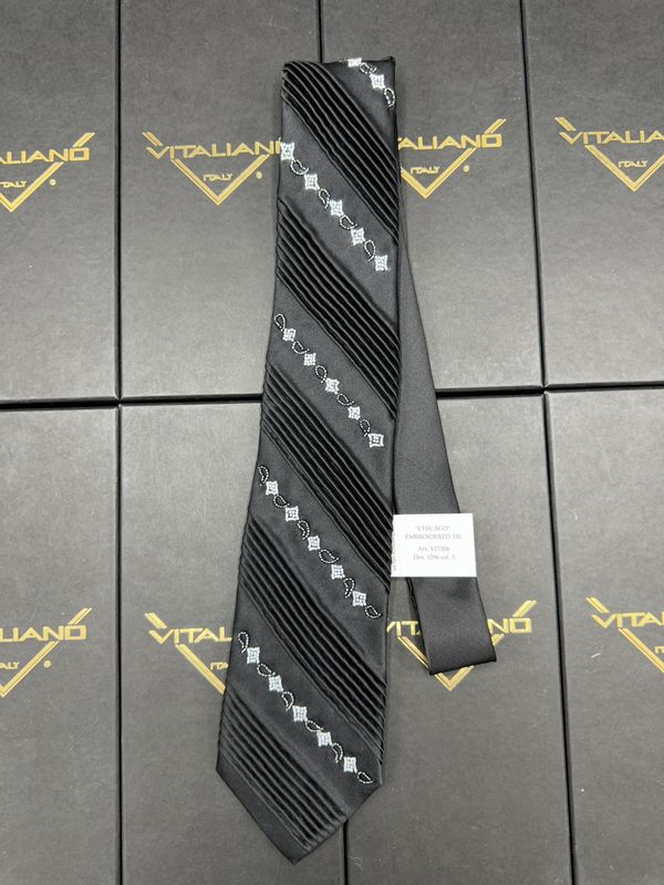 Vitaliano 16078 Chicago Embroidered Tie Art VIT006 Des 1296 col 5