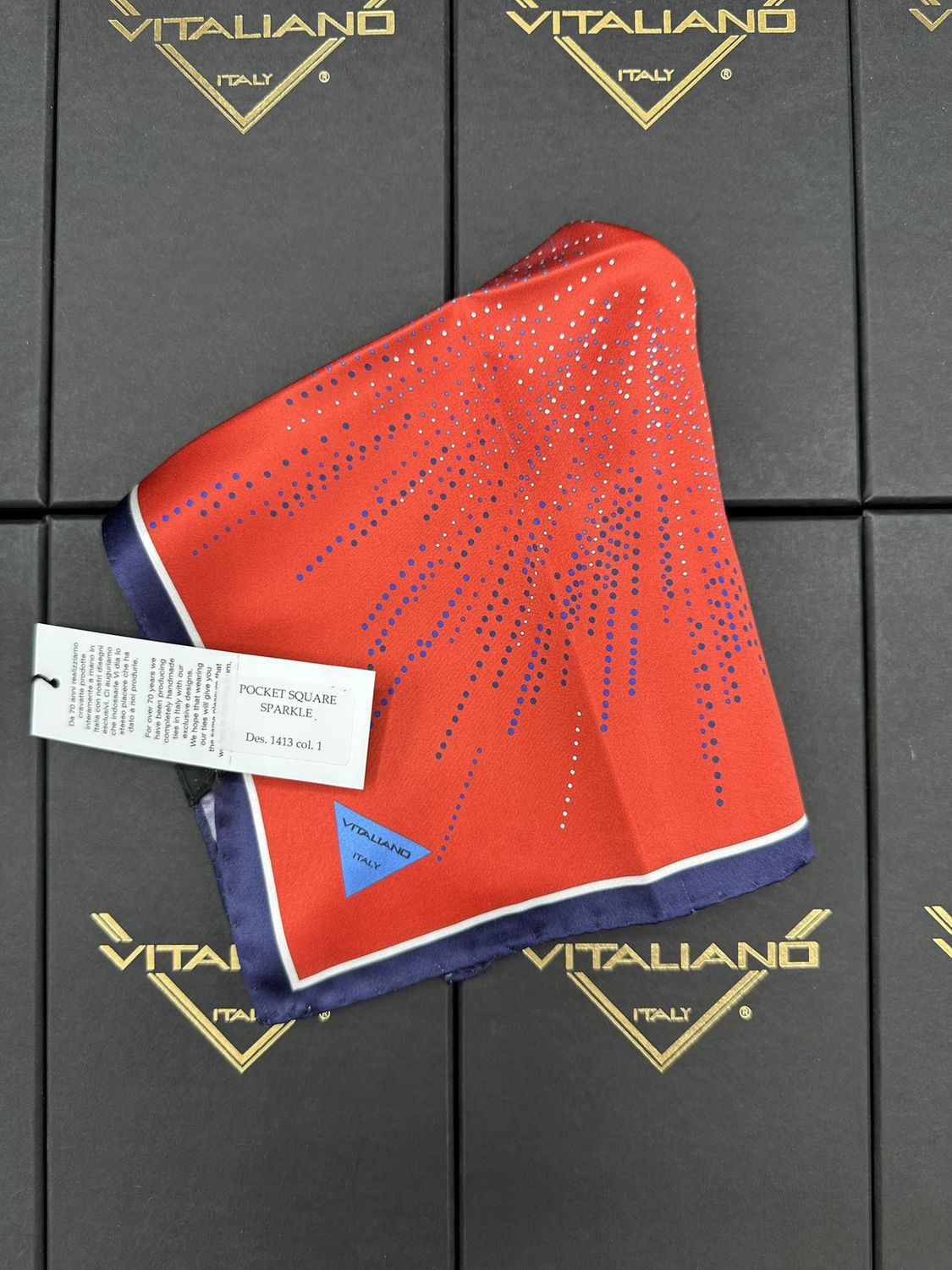 Vitaliano 16089 Handerkchief Sparkle Des 1413 col 1