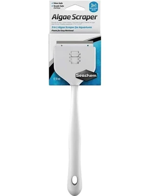 Seachem - 3 in 1 Algae Scraper for Glass and Acrylic Aquariums 12 inch