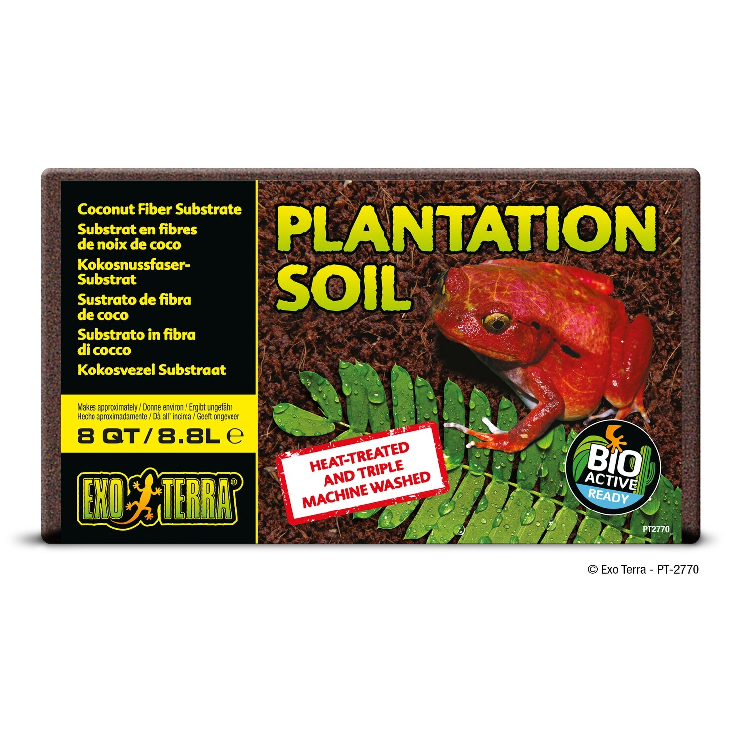 Exo Terra  - Plantation Soil - Bricks, Size: 8 qt/8.8 L