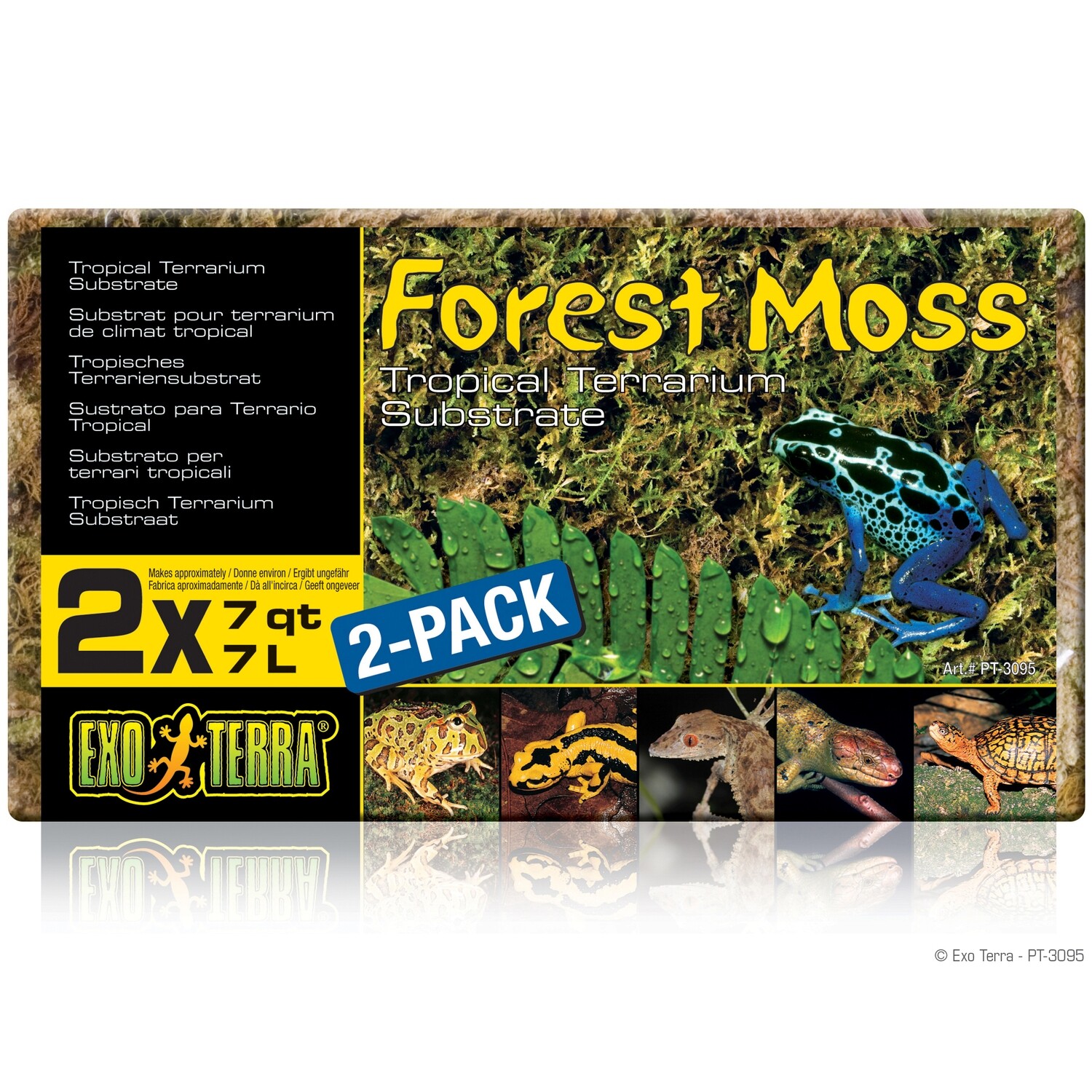 Exo Terra - Forest Moss Brick 2 x 7qt