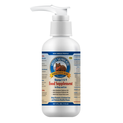 Grizzly Wild Salmon Oil 4oz Cat